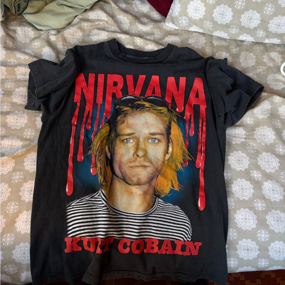 Nirvana Kurt Cobain Graphic T-Shirt